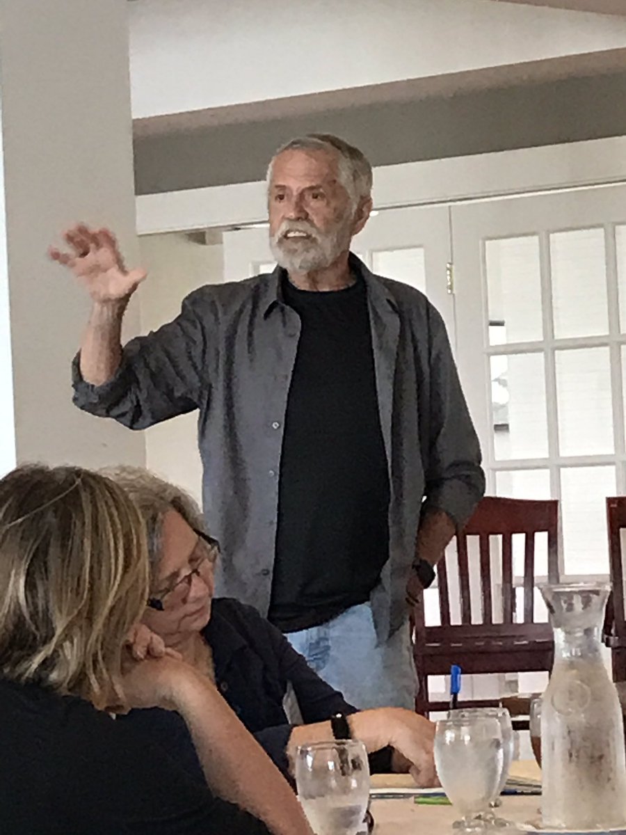 teachguybrarian's tweet photo. “You wouldn’t be here if you weren’t a writer. Don’t let anyone tell you you can’t.” More words of wisdom from @ChrisCrutcher #BBLit19 https://t.co/g5UwrYPIjf