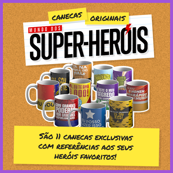 superherois's tweet photo. Chegaram as canecas da Mundo dos Super-Heróis! São 11 modelos incríveis com referências aos seus heróis favoritos https://t.co/oyhkjpMmTn https://t.co/hcjACs2tr4