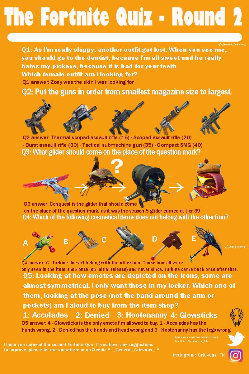 45 Best Images Fortnite Trivia Questions And Answers Pdf The Big Fat