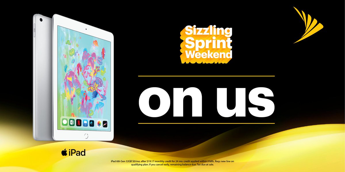 Stop by Sprint 86th Street this weekend &amp; get an unrivaled Pair! For a limited time, pick up an iPad on us when you lease a new iPhone. #sprint #sprintsizzlingweekends #sst #sprintrisingstars