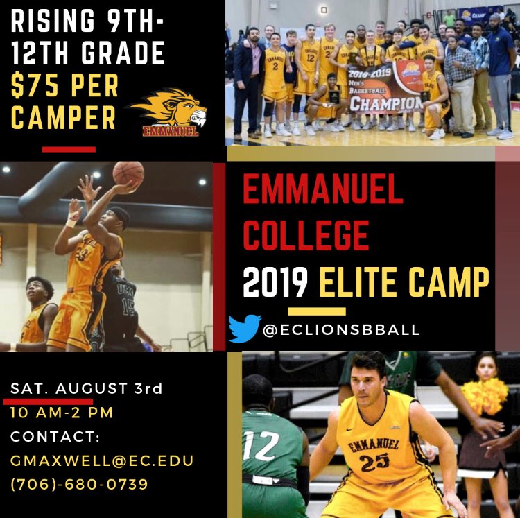 EULionsMBB's tweet photo. Come join us for our Elite Camp! We will be looking for future 🦁 
DM @Grammarmax or @CoachDHerb for more information 

Registration Link: https://t.co/3pw1PYPYKL https://t.co/aDwBPrzWeX