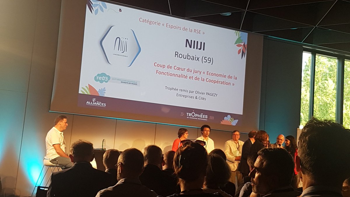 Bravo <a href="/eatandback/">Eat and Back</a> pour son trophée coup de cœur au trophée #rse #FetedelaRSE au <a href="/reseaualliances/">Réseau Alliances</a>