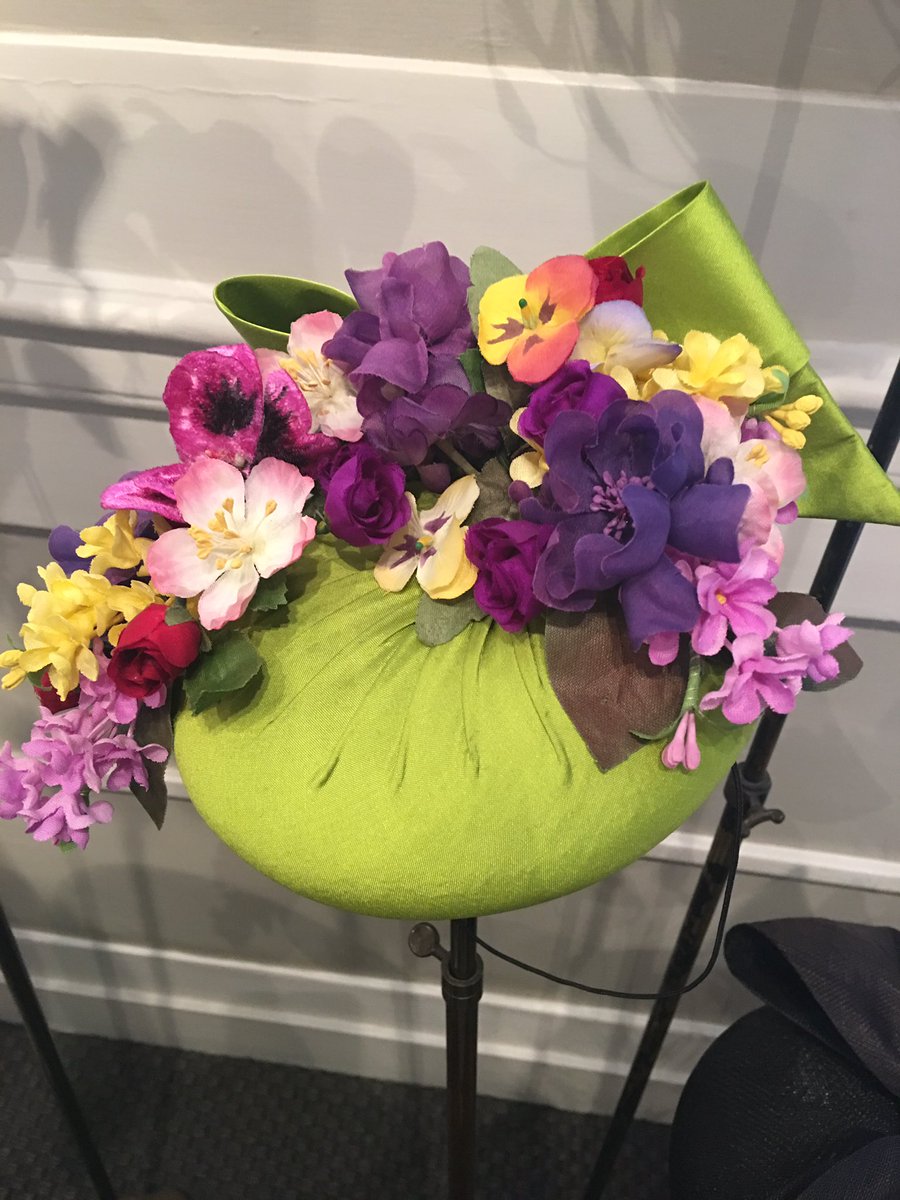 100Masters's tweet image. We went to visit awesome milliner @RTMMillinery and her talented team today for a new #100masters film - we come away VERY inspired and wanting ALL the hats 🎩 they are so pretty!