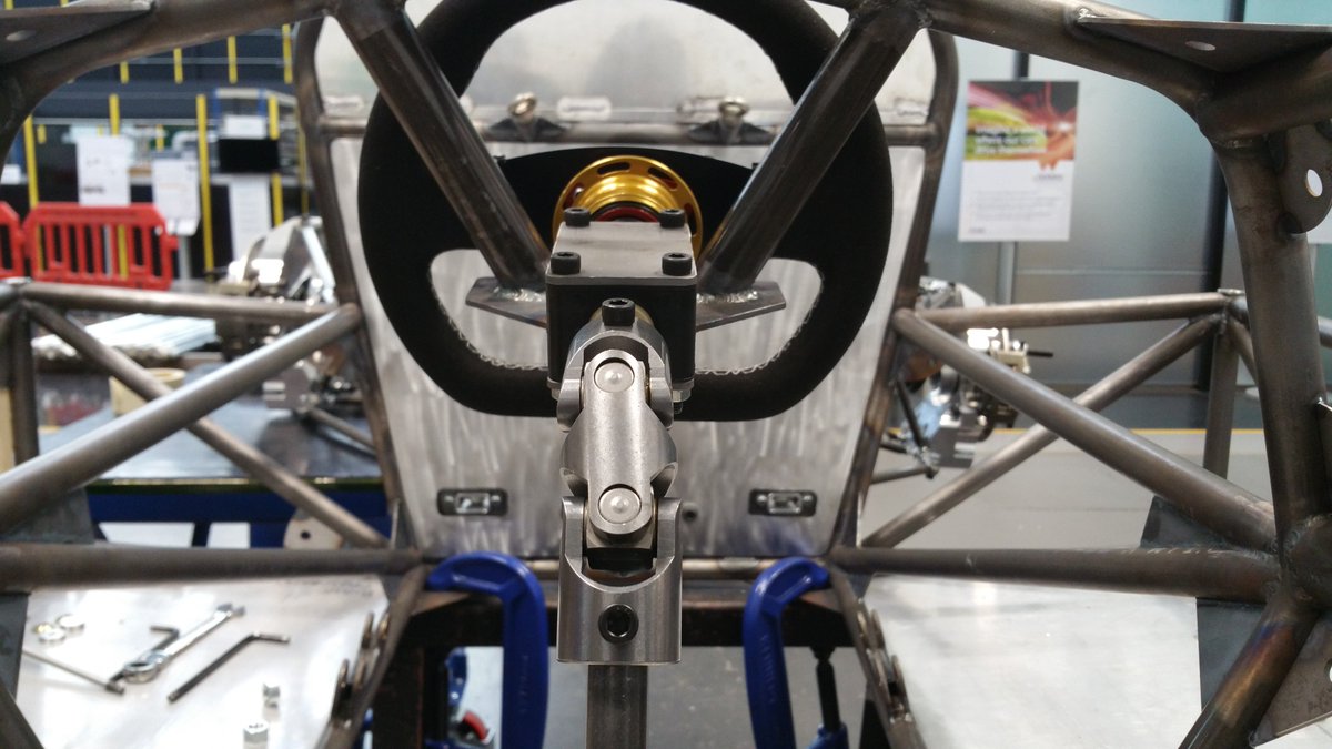 Productivity levels just keep on increasing by the day! We've made a lot of progress with WRe1, from the installation of the motor to the steering system, firewalls, drivetrain and much more. We're tackling through the last phase of our journey to Silverstone! #FS2019 #HereWeCome