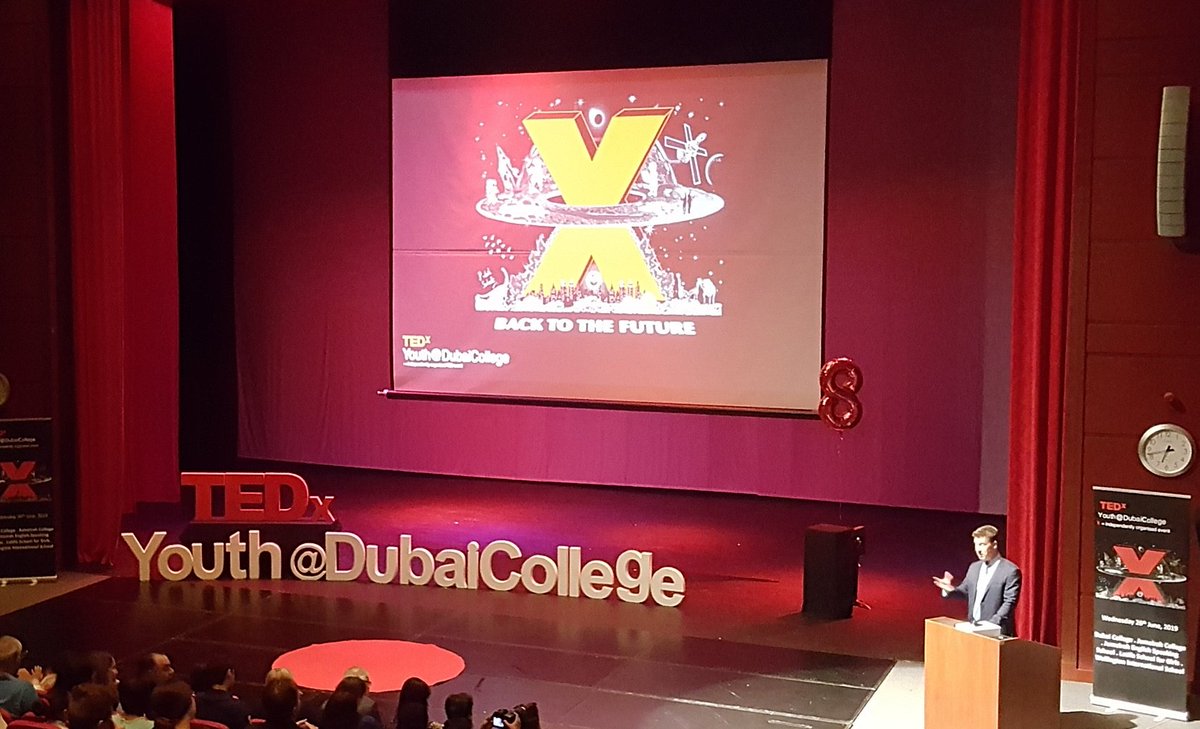 TEDxJESS's tweet photo. @JESSDubai went back to the future tonight @DubaiCollege with Year 12 Avanti &amp; Year 4 Adam @JESSDubai speakers! #Awesome #FutureReady @TEDx #TEDxYouth https://t.co/K3j4fZbKjX