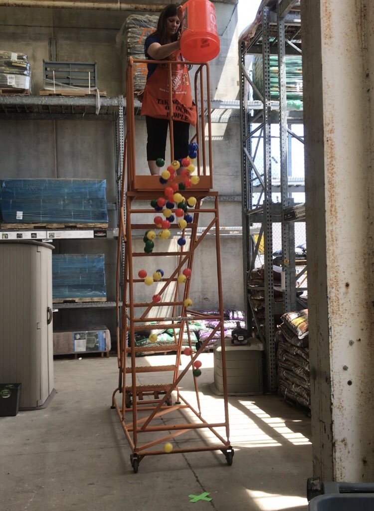 #MWJUN2019  Chocolate Pudding Day!!!!  Chocolate comes from cocoa, which is a tree. That makes it a plant. Chocolate is a salad. 🍫🤷‍♀️ Rossford #3858 also did a ball drop to raise $ for our employee club. Congrats winner <a href="/THD_Tamara/">Tamara</a> 🎉