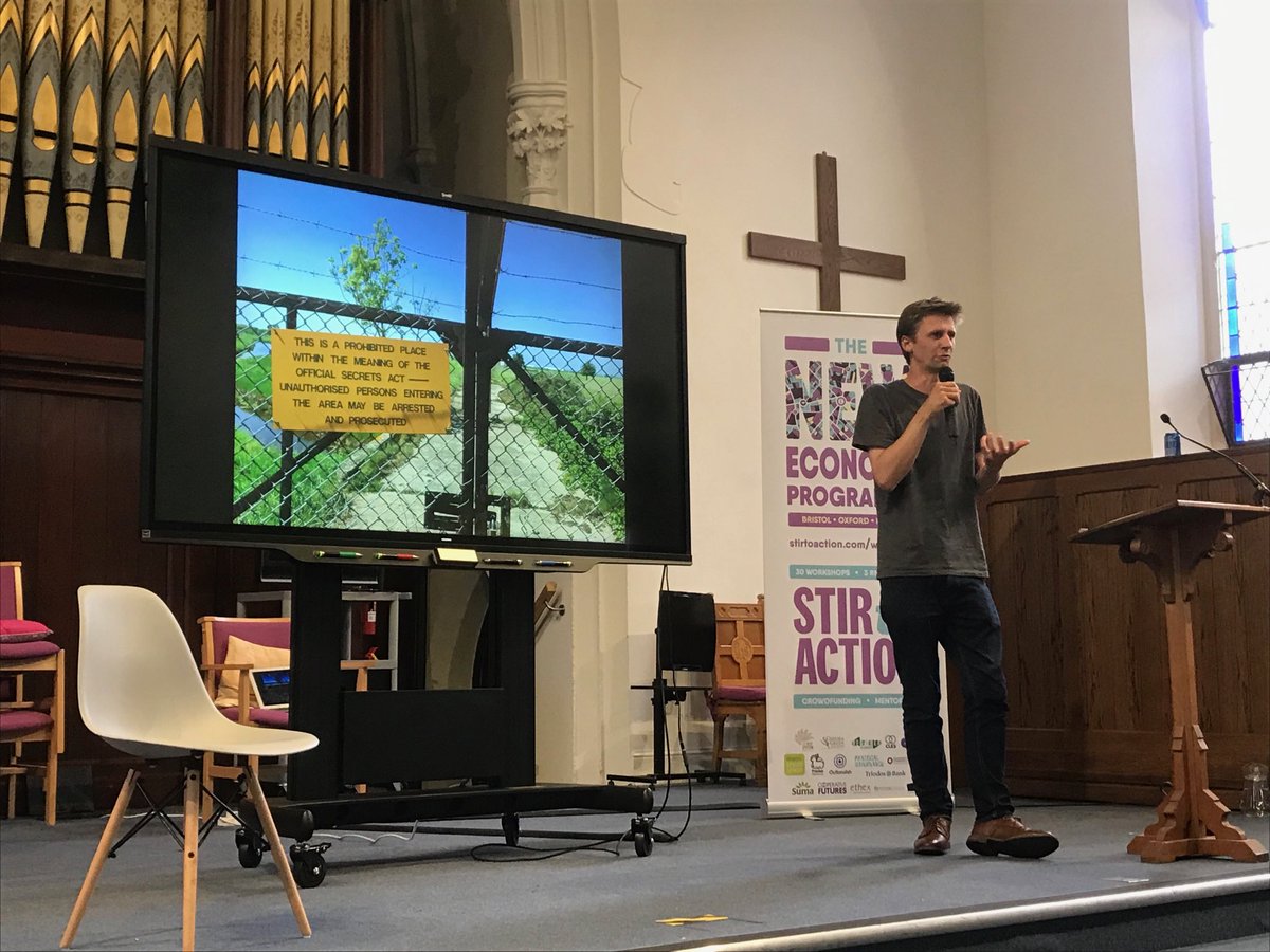 MilesKing10's tweet image. Bridport Dorset. Fresh from yesterday’s parliamentary launch of #LandForTheMany, land campaigner ⁦@guyshrubsole⁩ spotted talking about his excellent book “who owns England”.