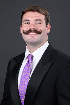 Our punter, John Young, may have the nicest mustache in the entire NCAA #FORTHEBRAND