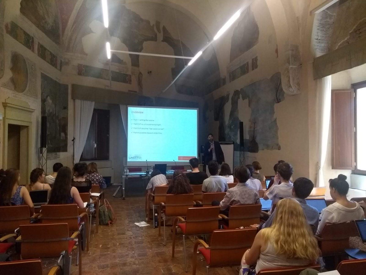 JMN_LAwTTIP's tweet photo. Second UNIBO TTIPills Lecture on IP and Fundamental Rights on occasion of the 19th Summer School “The Protection of Fundamental Rights in Europe”! @cirde_unibo https://t.co/szQS1tiGqi
