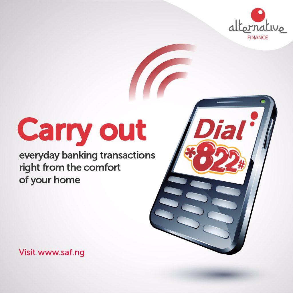AltBankNg's tweet image. Carry out everyday banking transactions... anywhere, anytime, with your mobile phone and without the need for internet. Dial *822# today and let the magic happen.
.
#SAF #banking #ussdcode