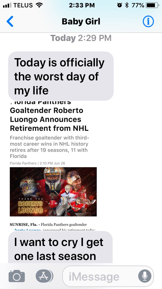 sherri101's tweet photo. Today is the day she has dreaded @strombone1 . The text I get at work poor thing the only idol my kid has ever looked up to and a true mentor. You will be greatly missed hopefully she will get to see you again https://t.co/bO5nO7MFtJ