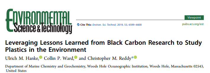 EnvSciTech's tweet photo. Scientists @WHOI say researchers working on questions related to #plastic and #microplastics in the #ocean should look gains made by the field of black carbon for inspiration to address such a complex environmental subject#Viewpoint #InIssue https://t.co/04kIlCgqpV