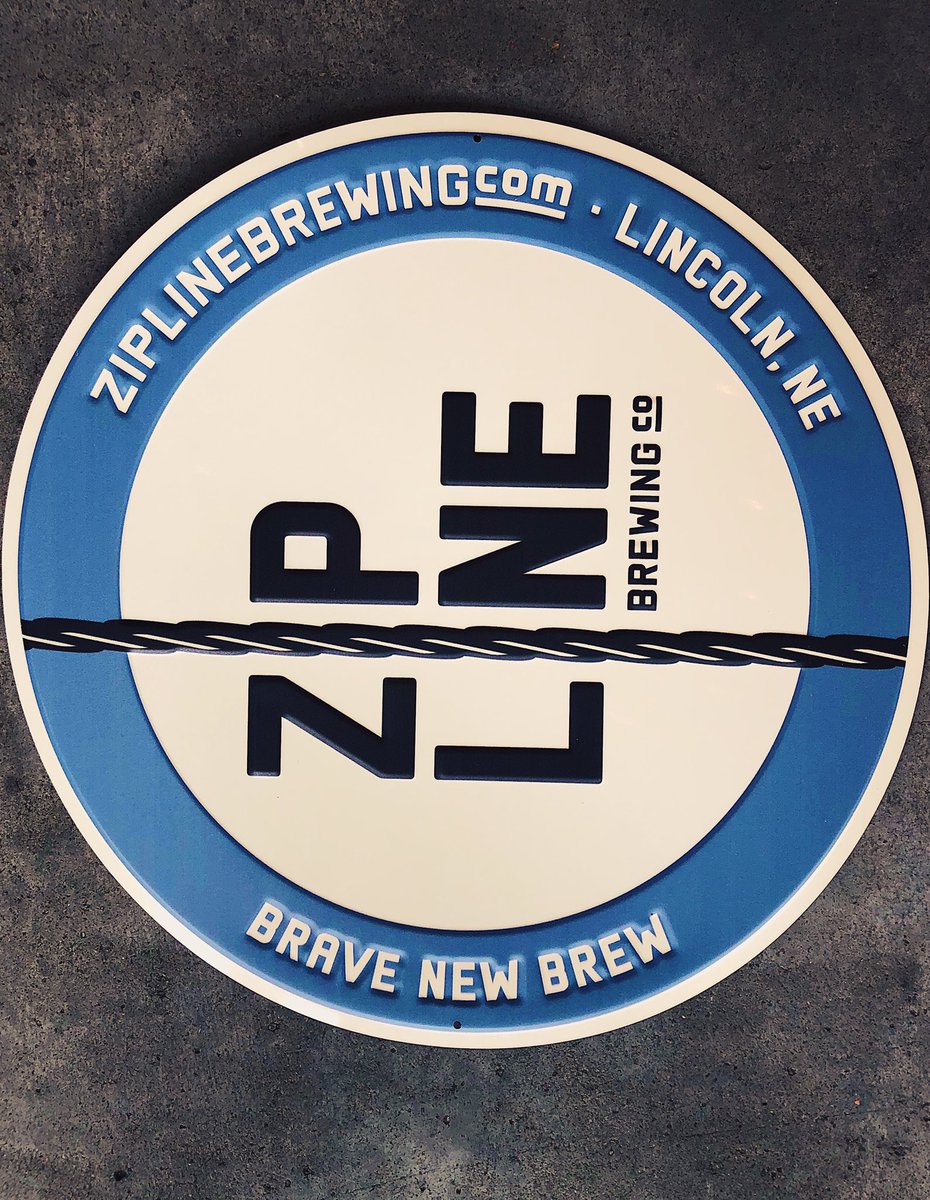 ZiplineBeerHall's tweet photo. Back by popular demand.....
Your favorite @ziplinebrewing wall decor, TIN TACKER signs. Not only did we bring back our logo design. Check out our newest #bravenewbrew merch.
.
.
.
#nebraskabeer #craftbeer #wednesday #tintacker #tintackers #nebraskabeer #licenseplate #logo https://t.co/kH1BVQAhs4