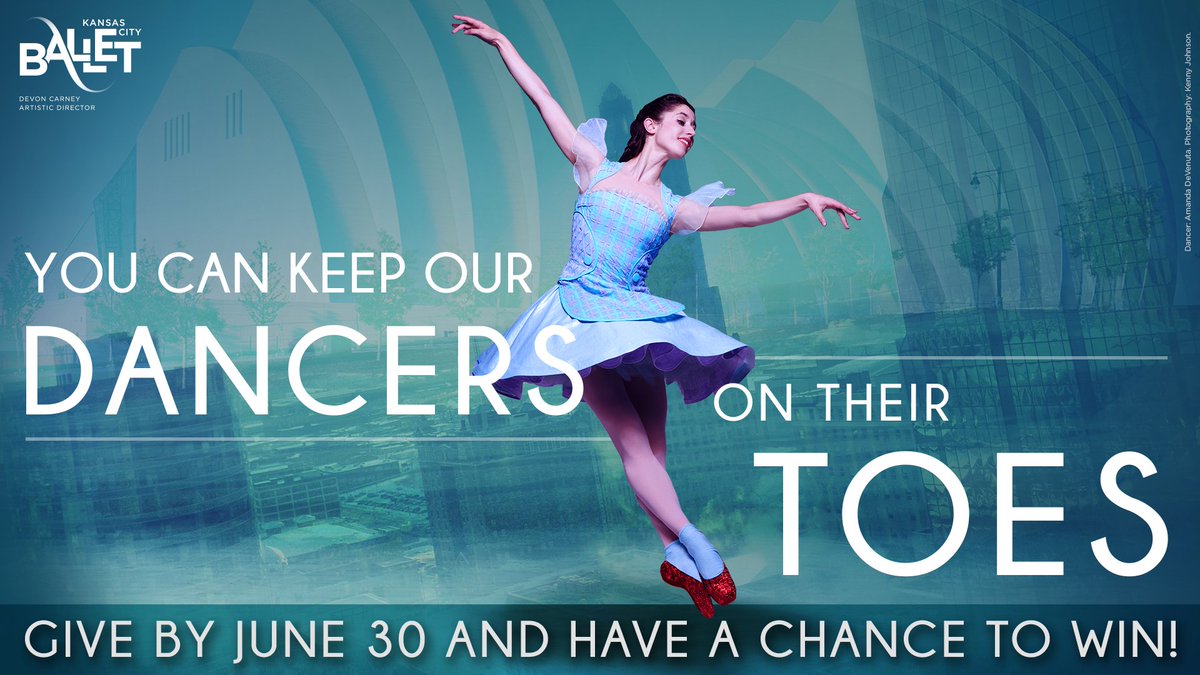 kcballet's tweet photo. π Give to #kcballet by June 30 and be entered to win Dorothy's #rubyredslipper pointe shoe from the world premiere of #TheWizardofOz danced by Amanda DeVenuta! π
https://t.co/jhUaJIxMyy https://t.co/Hnc9Gknvw5