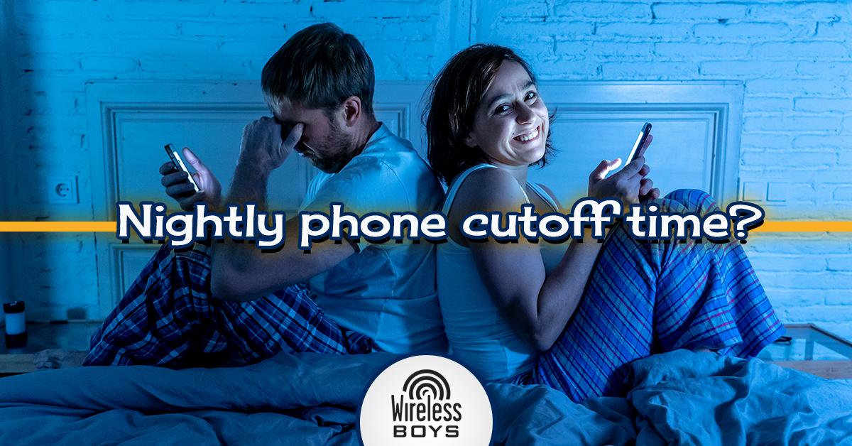 booststarr's tweet image. Do you have your partner have a nightly phone cutoff time? Do you think it's a good idea?