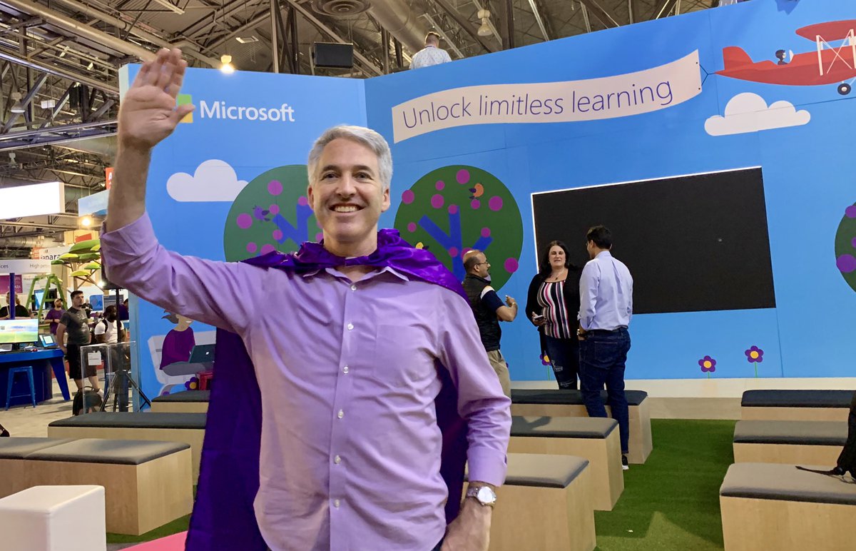 mtholfsen's tweet image. Farewell, #ISTE19!  A huge thank you to all the incredible and inspiring educators for everything you do 💜

Keep the feedback coming and #MicrosoftEDU will keep listening 👂
