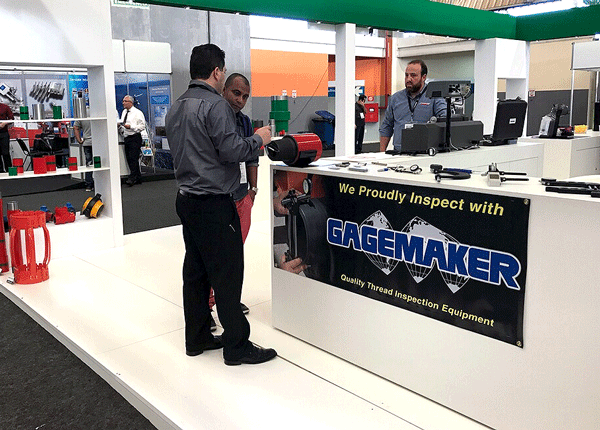 gagemaker's tweet photo. Busy, but great two days in Macae. Another tremendous day @BrasilOffshore with #Duralitte in stand F05 del Pabellón 1. Plus, a good day of customer training. 
#Gagemakertraining #measurement #poweredbygagemaker #gagemaker #duralittebrasil https://t.co/omex0P0EEi