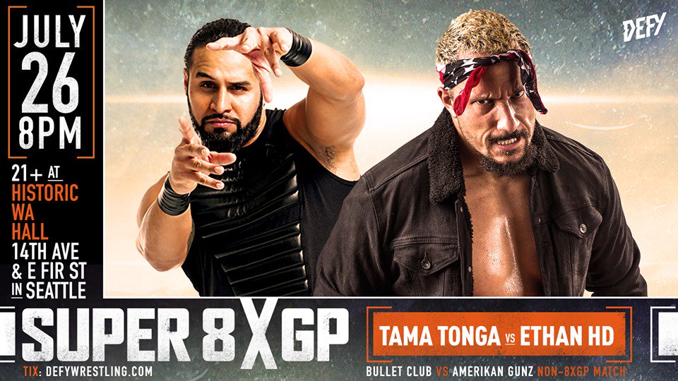 mattfarmer93's tweet photo. ANNOUNCEMENT: The bullets will fly as #OGBulletClub @Tama_Tonga battles #AmerikanGun @REALEthanHD at #Super8XGP in a non-GP match!

Tickets available now at: https://t.co/wbP0fxWuhB https://t.co/1mfLxhEWOC