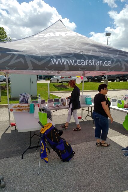 SendemSmiling's tweet photo. Thanks so much ⁦@OTIP_Insurance⁩   @enterprise for hosting a great bbq today CURO team in support of SOS! 12 years of #LunchTimeSmiles! 🍔🎒🥰#kwawesome #FirstDaySmiles #GreatNeighbours #DoYouSeeTheSOSTshirt https://t.co/4afEbnfvXT