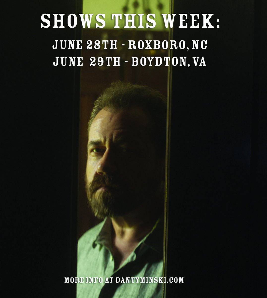 Looking forward to playing some shows this weekend. Grab your tickets and come join us 

dantyminski.com/tour