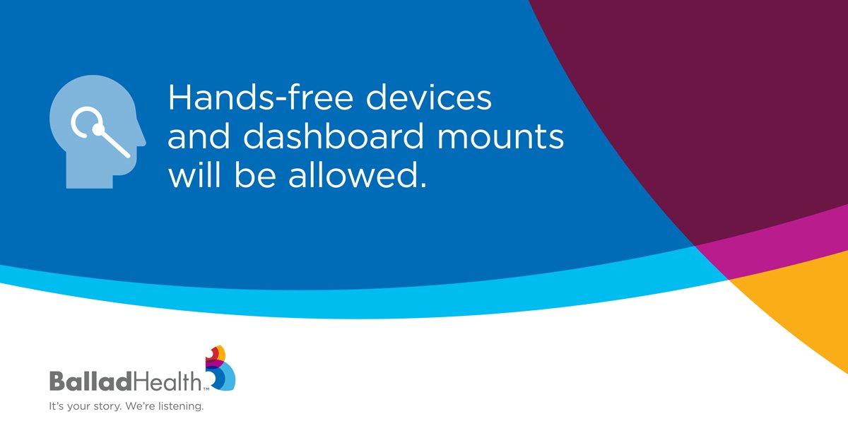 BalladHealth's tweet photo. The new TN state law goes into place on July 1. While you cannot hold a cellphone while driving, hands-free devices will be allowed. The legislation states that this includes, "earpieces, headphone devices or a device worn on a wrist to conduct a voice-based communication." https://t.co/VWEtfo0s5m