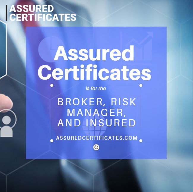 assuredcerts's tweet photo. Proving your business has insurance doesn’t need to be complicated. We are the only platform that connects the broker, certificate recipient and insured business in one place.
#RiskManagement #Insurance #COI #InsurTech #CertTracking https://t.co/Bzf7WExQu8