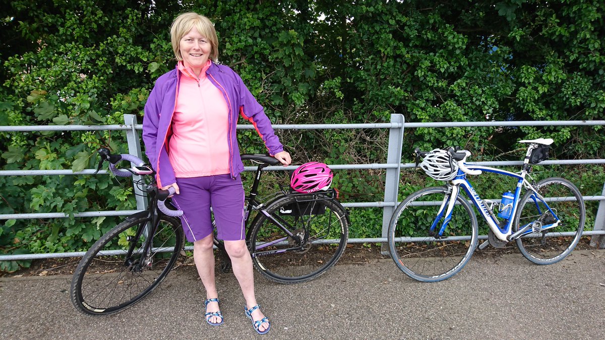 PeterKensingto1's tweet photo. Keeping cool by the North Sea cycling in Nth Norfolk @visitnorfolk with these two. Yes, we caught the train back! https://t.co/MtWcUnmiHK