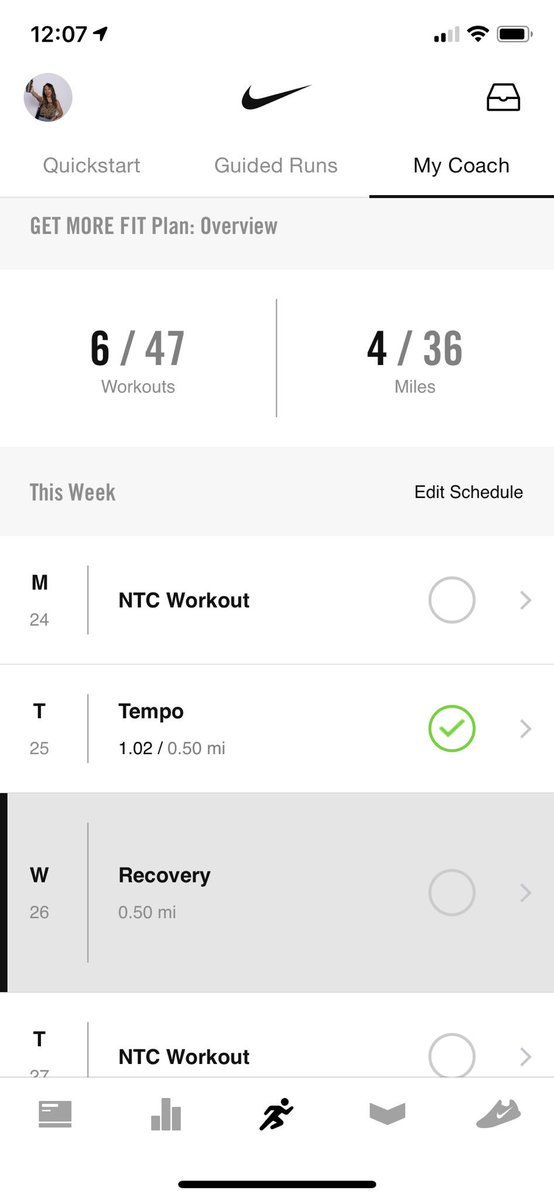 ntc workout in nrc