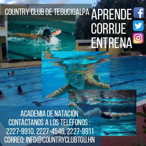 CountryClubtgu's tweet photo. Los invitamos a inscribirse en nuestra academia de natación, contamos con instructores de mucha experiencia en el área, con un ambiente agradable y unas instalaciones de primer nivel para el aprendizaje de esta disciplina.

Regístrense ya !!!! Los esperamos https://t.co/5VIDS8DpoK
