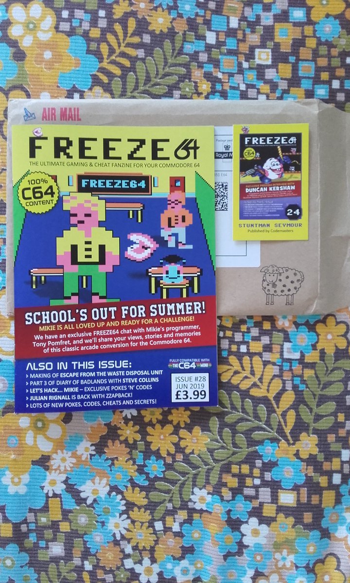 The new issue of #FREEZE64 arrived on monday, but I'll read it in the weekend... It looks very promising as usual! Thanks, <a href="/FREEZE64UK/">Vinny Mainolfi | FREEZE64.com | Commodore 64</a> ! :)