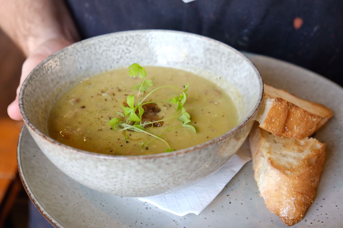 Our home made pea and ham soup special is exactly what you need in this weather... ☔️

Available to be delivered straight to your door too via the UberEats app. 

#littleclive