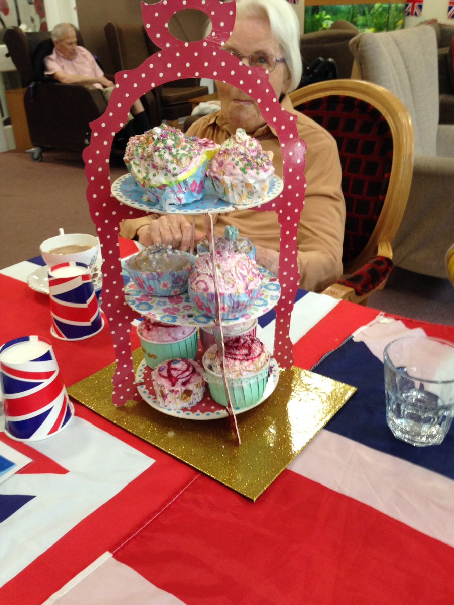 RutlandLL's tweet photo. Proper British tea - cucumber sandwiches, scones & cream & cake.... #Tixover Grange residents including #DDay #veterans marked @ArmedForcesDay in great style with reminiscences & music Thank you. Well done! https://t.co/5sFvrBhOR2
