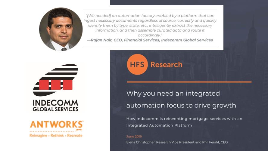Indecomm's tweet image. Indecomm's Rajan Nair discusses why you need an integrated automation focus to drive growth in an @HFSResearch  case study with partner @AntWorksGlobal.  ant.works/hfs_indecomm_c…  
#integratedautomation #automatedincomecalculation #rpa #mortgageautomation #mortgagetechnology