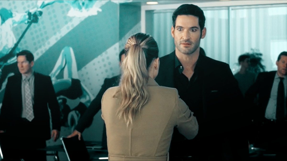 Did she just... Calmed him down??!  #Lucifer (1x03)