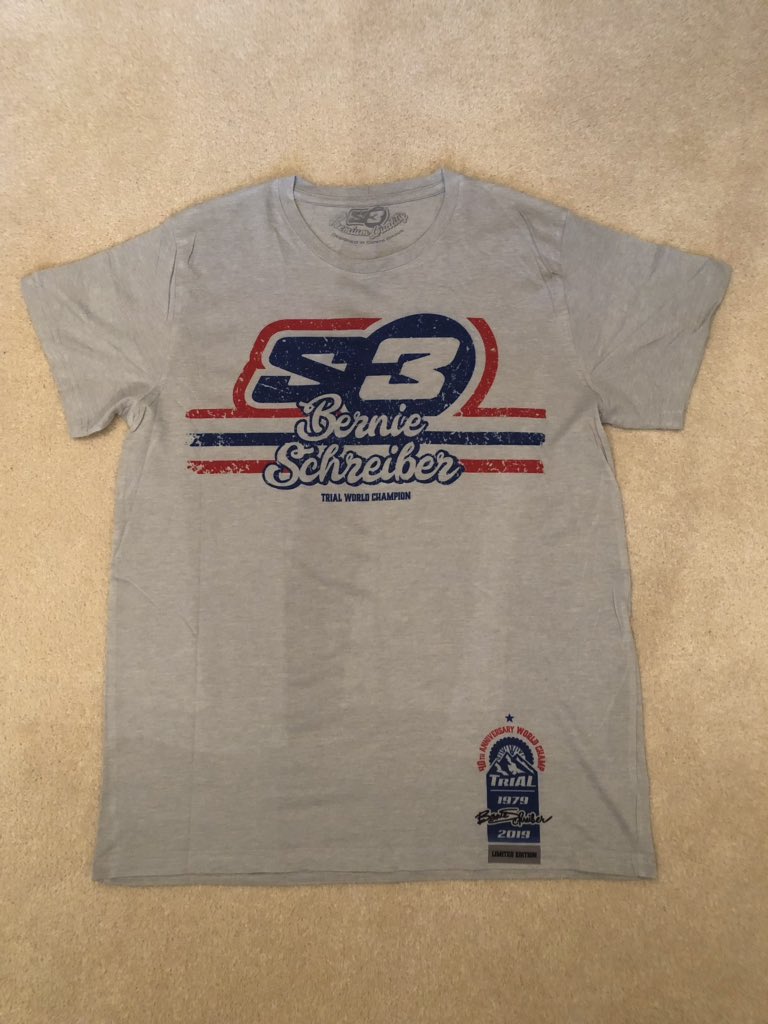 Calling all you Bernie Schreiber fans out there. I have just got in stock a number of the S3 “Bernie Schreiber” collection tee shirts, from medium to XXL.They are £26 ( plus postage ). If you would like one please either DM me or call me on 07787533220
#andyhipwellservices