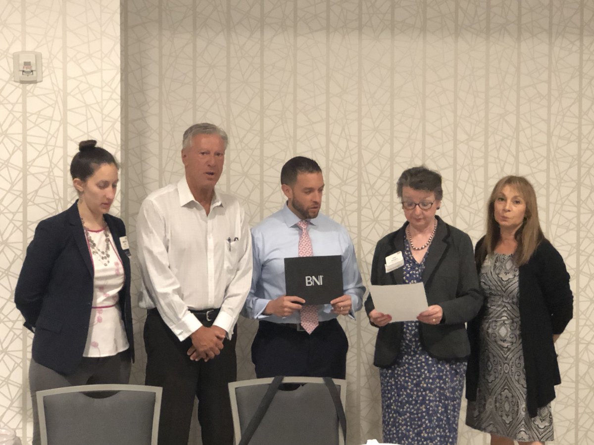 BNIRIGHTTRACK's tweet photo. What an exciting meeting this morning @BNIRIGHTTRACK!  New member Chris Gramolini, CFP was inducted &amp; has secured our recently vacated Financial Planner seat! BNI is a proven generator of billions $ for our global members in closed business.  Visit our chapter! #BNI #GiversGain https://t.co/IaWqatLptI