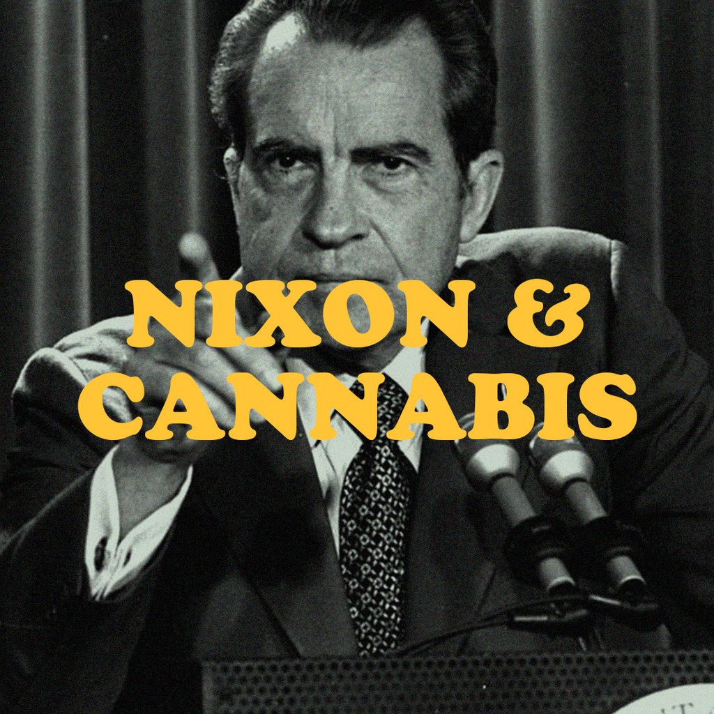 theplantdept's tweet image. President Nixon brought together the #ShaferCommission, but was enraged when its members suggested #decriminalizing the #herb. The commission boldly proclaimed “neither the marihuana user nor the drug itself can be said to constitute a danger to public safety.” 

#Cannabis #Nixon