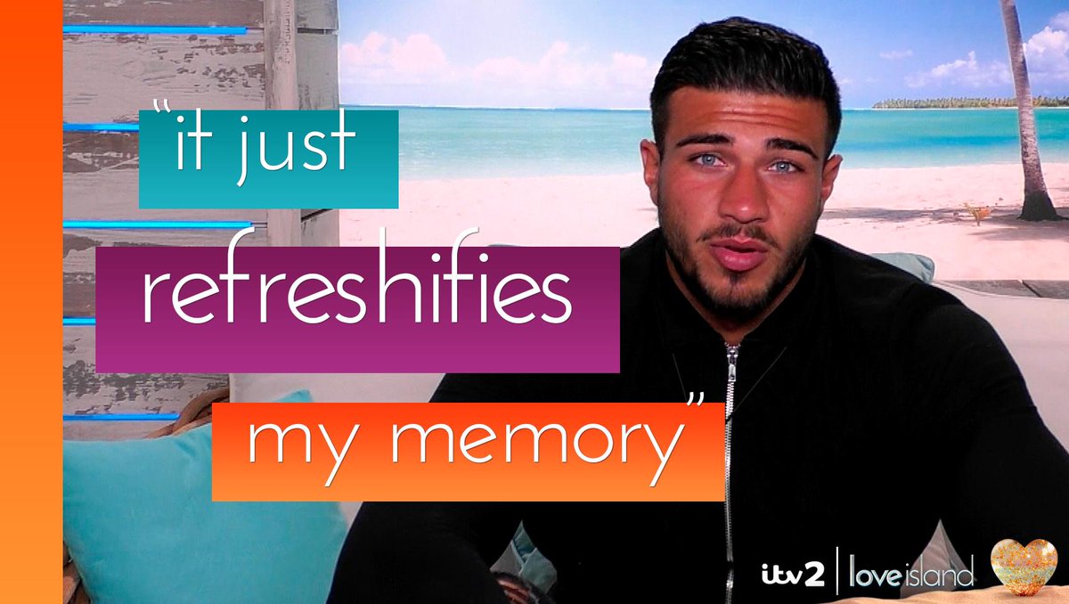 Never change, Tommy. #Refreshifies #LoveIsland