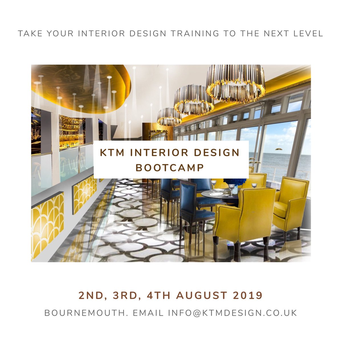 Following on from the success of this weekend’s Interior Design Bootcamp, the next one is 2nd -4th August. Sign up now! #interiordesign #interiordesignschool #interiordesigncourse #interiordesigner
