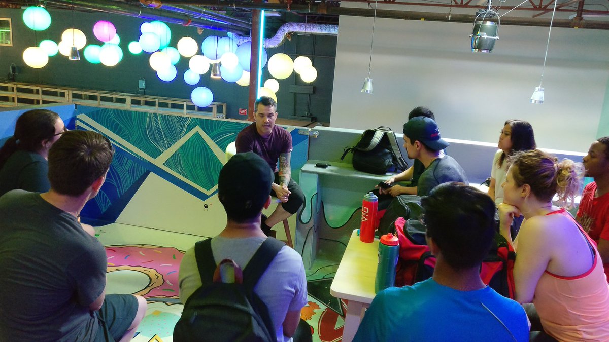 Our 1st Semester FHP students are <a href="/PursuitOCR/">Pursuit OCR</a> for their leadership trip and owner Wil is speaking about his journey! @humberFHSW