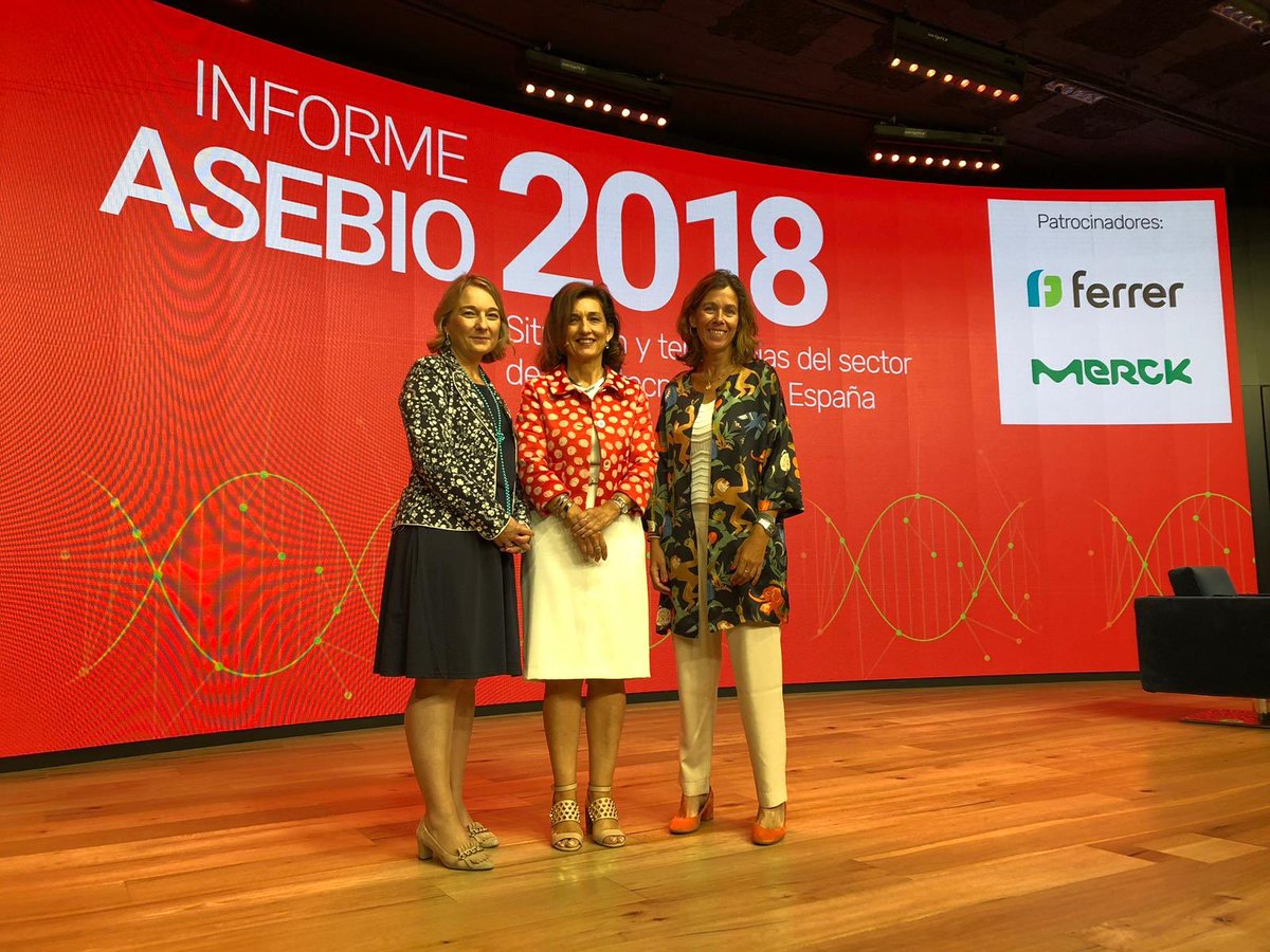 anapolalv's tweet photo. Hoy en la presentación del #InformeASEBIO2018 hemos enfatizado la importancia de políticas científicas ligadas a la #I+D+i y del valor de la #Biotecnología para el crecimiento económico y social. @asebio @merck_es @ionaro https://t.co/Sxn1AtZIgR