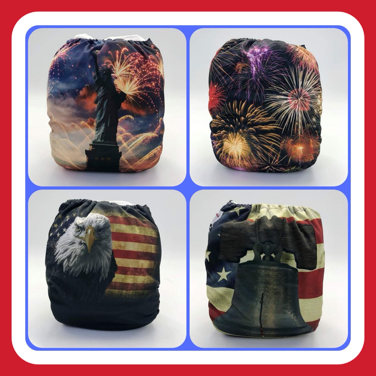 slmorrey's tweet photo. Let's get easy for Independence day get these 4 diapers together and get $10 off code FourthPack
#clothdiapers #barnyardbums #modernclothdiapers #makeclothmainstream #diapersinthelaundrynotinthelandfill #IndependenceDay
https://t.co/ANE9CaTDG8 https://t.co/UpMXSh4R6v