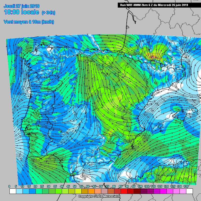 alexmegapc's tweet photo. Molta i molta atenció, estem parlant de divendres jo el primer, però demà les condicions seran molt perilloses per incendis forestals tocarem 40 graus, mirem WRF-NMM 2km, a les 14h tindrem humitats del 20%-30%  exceptuant costa, vent passara de gregal a sud recalfant! #324eltemps https://t.co/xOQJRTr9MX