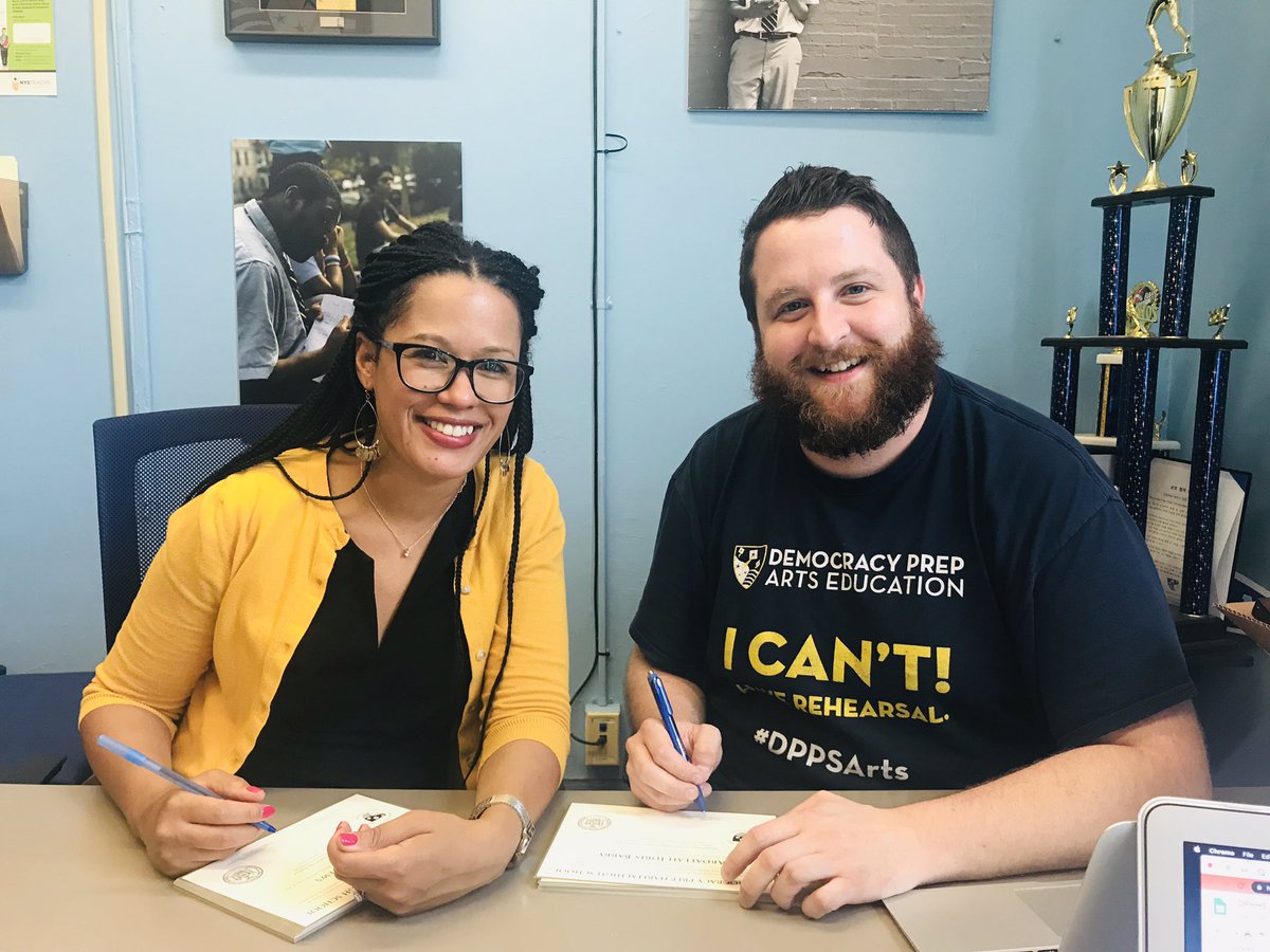 DemocracyPrep's tweet photo. Getting ready for four graduations in NY starting with @DPHarlemHigh. 97% Advanced Regents Diplomas. 84% college persistence. #dppsproud https://t.co/bhi4lEjjGj