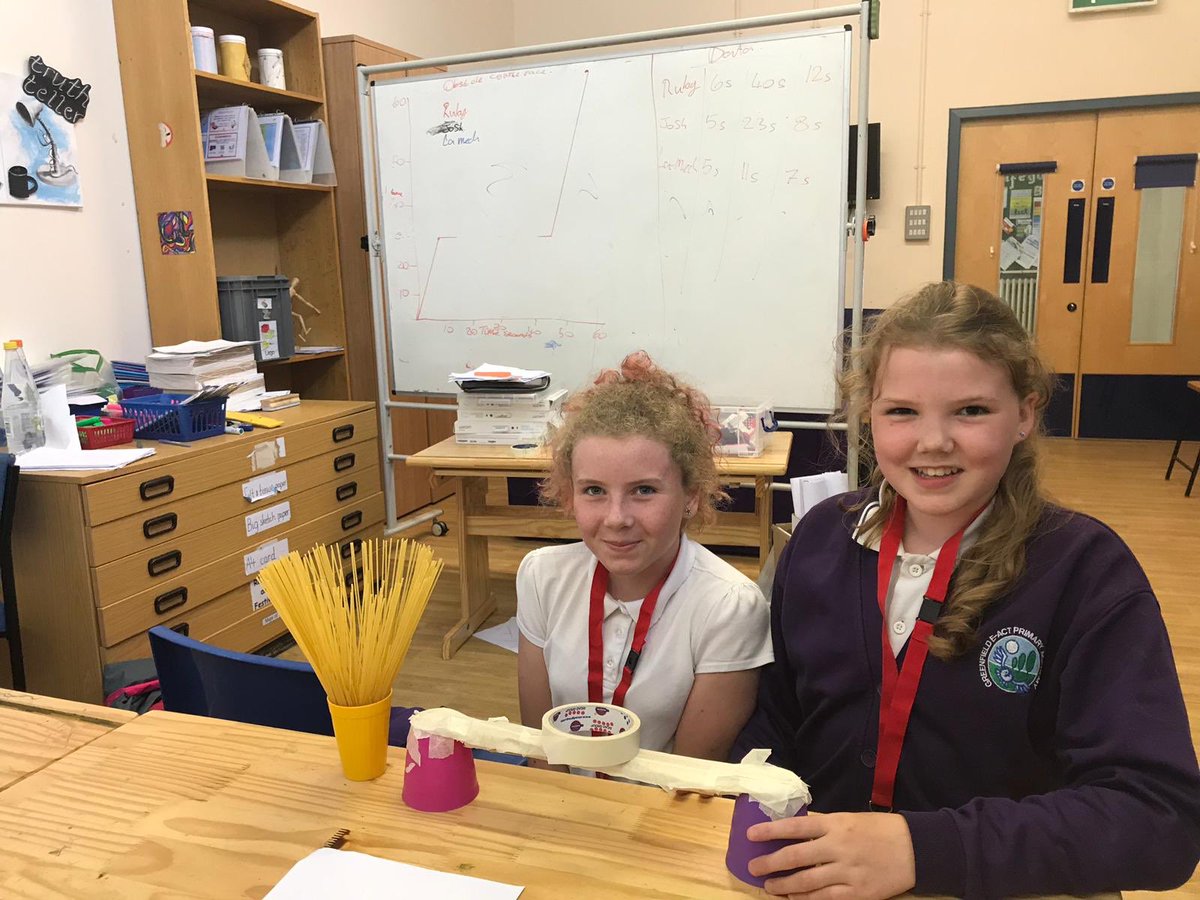 DottyBaker's tweet image. Spaghetti bridges and social action campaigns at Greenfield Primary school as part of #MakerCity this afternoon!