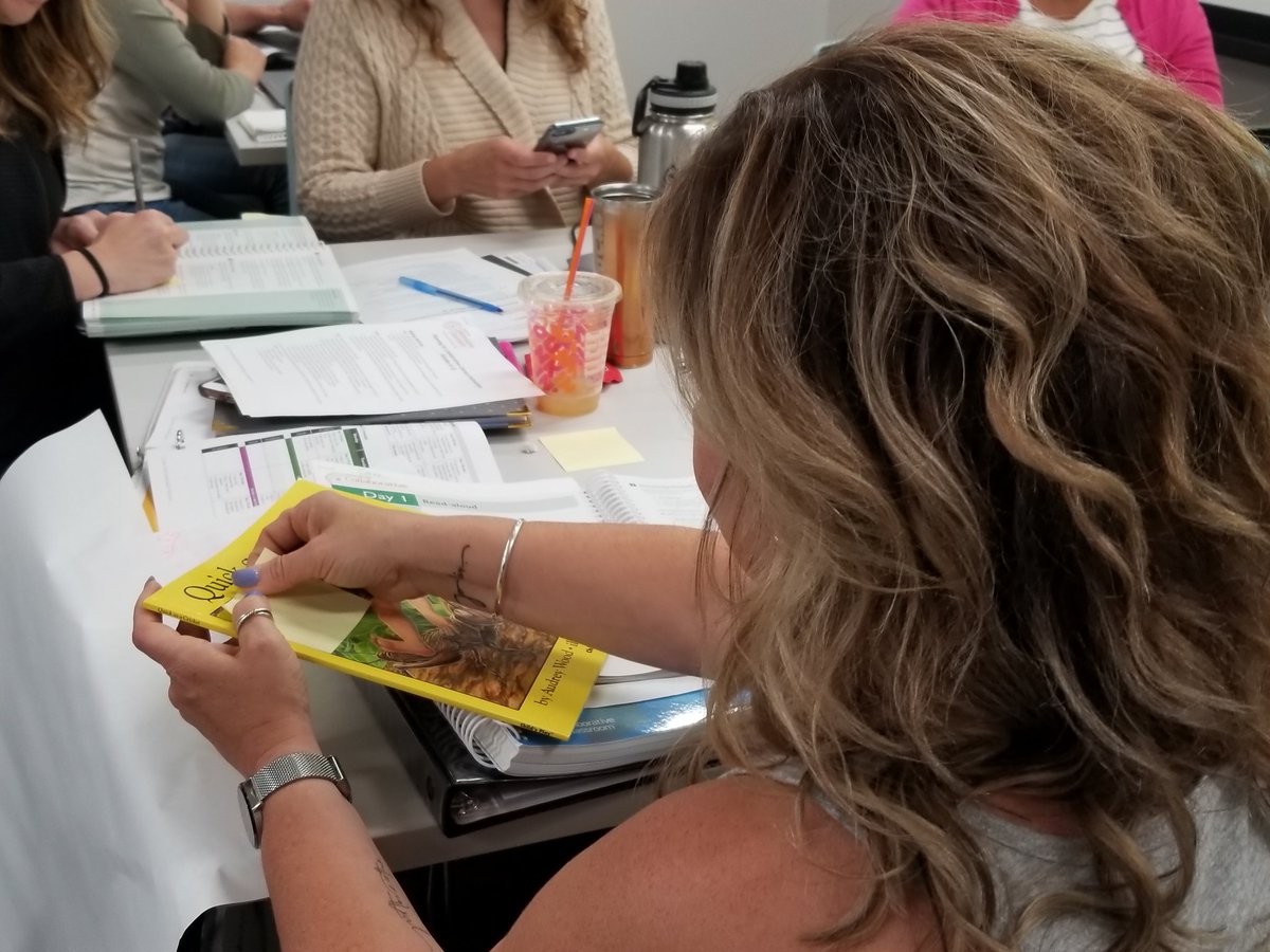 vdlr_vasquez's tweet photo. @SpringfieldK12 1st grade teachers planning for the first weeks of @CollabClassroom instruction.  So many supports those first weeks of instruction to set students up for success!
@LHunt42 @KimGilbert2810 https://t.co/OIPT1vDGGT