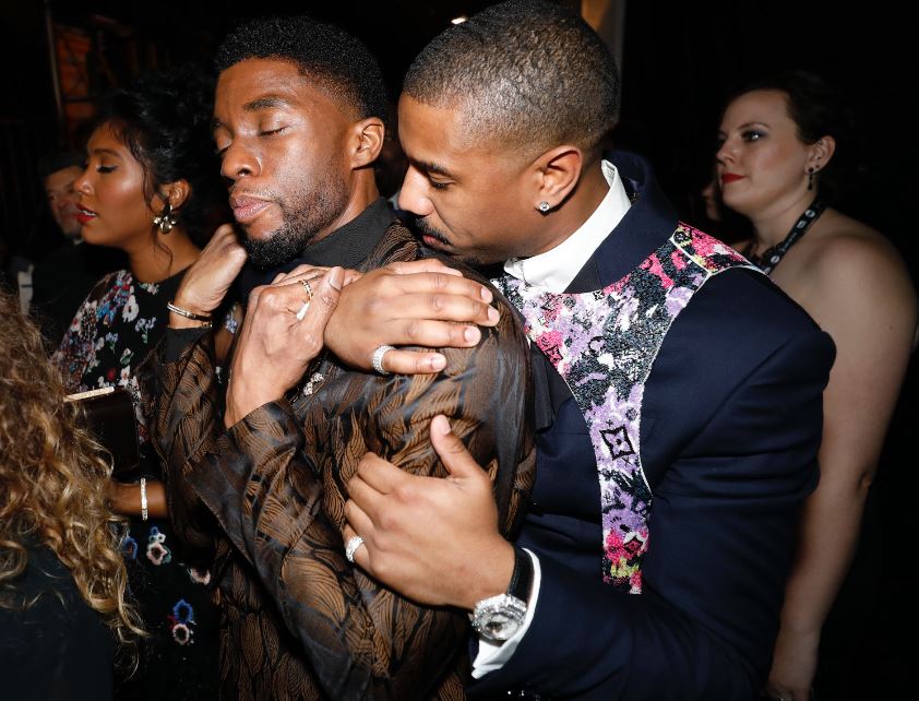 tjadakaa's tweet photo. I wrote a fic for this pic, check it out:
https://t.co/T9M1j55yMm
#Mickwick #Oscars2018 #BP #MichaelBJordanxChadwickBoseman https://t.co/yKIP4guzW4