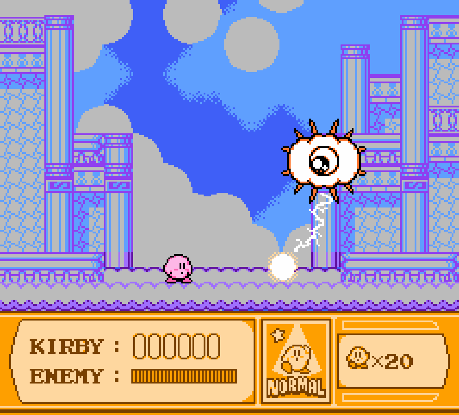 Bob Flynn on Twitter "Playing 'Kirby's Adventure' (NES) for the first