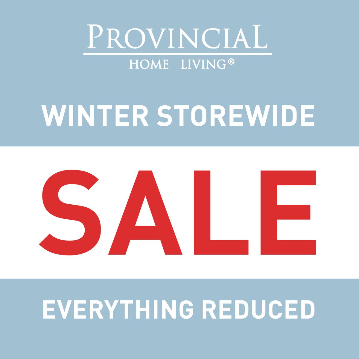 Our Winter Storewide Sale is on now! Save 15-50% on everything in stores and online: bit.ly/2ExpdiE