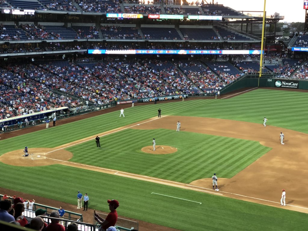 doylestowncoder's tweet image. At the @Phillies game tonight thanks to @magento.  Great time but @Phillies really need to start hitting!